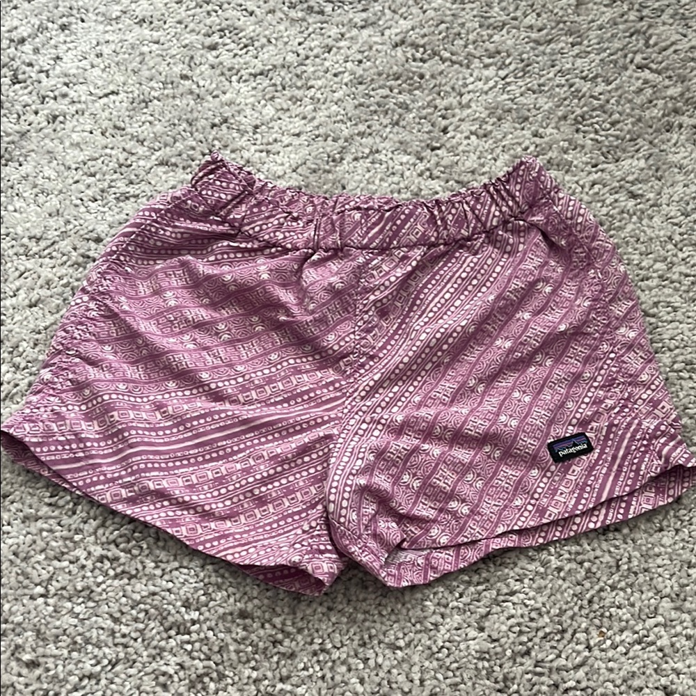 Patagonia Pink Patterned Shorts